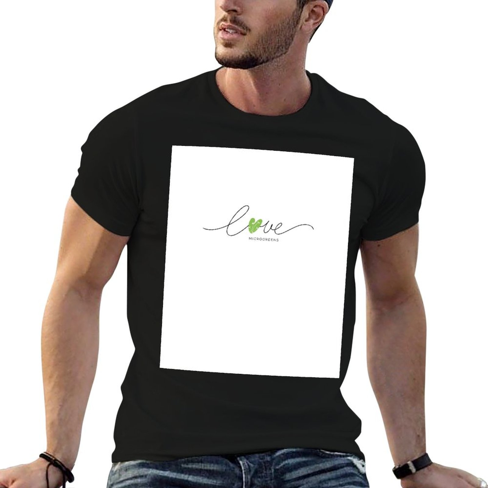 Urban Farming Microgreens - Футболка с коротким рукавом для фермеров,